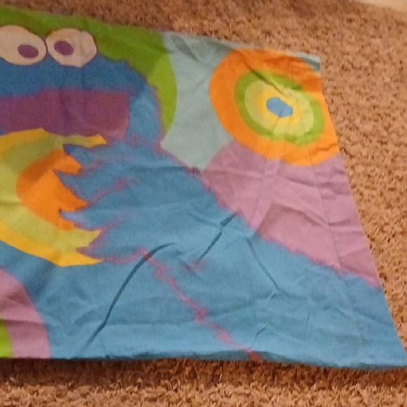 Colorful Elmo And Cookie Monster Pillow Case - Picture 4 of 5